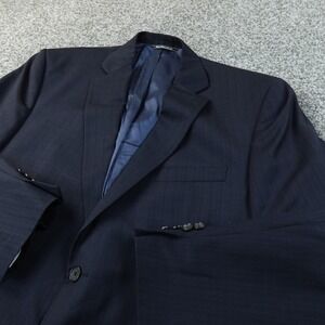 Jack Victor Blazer Mens 42 Navy Blue Stripe Wool Sport Coat Suit Jacket Canada